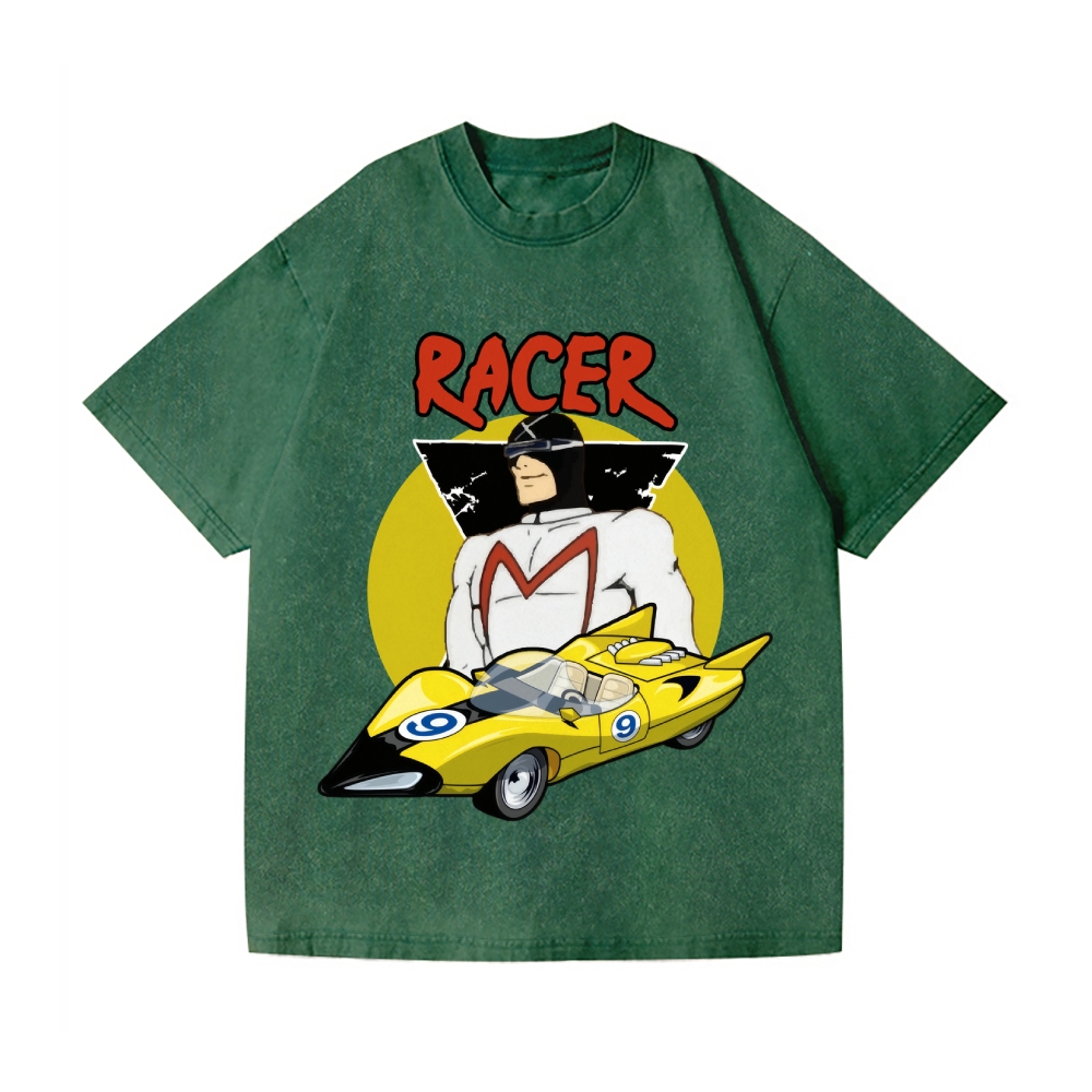 Speed Racer Vintage Wash Japanese Design T-Shirt