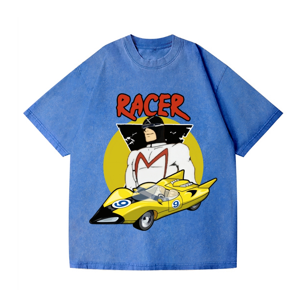 Speed Racer Vintage Wash Japanese Design T-Shirt