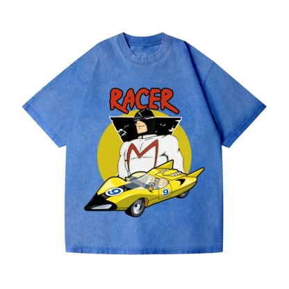 Speed Racer Vintage Wash Japanese Design T-Shirt
