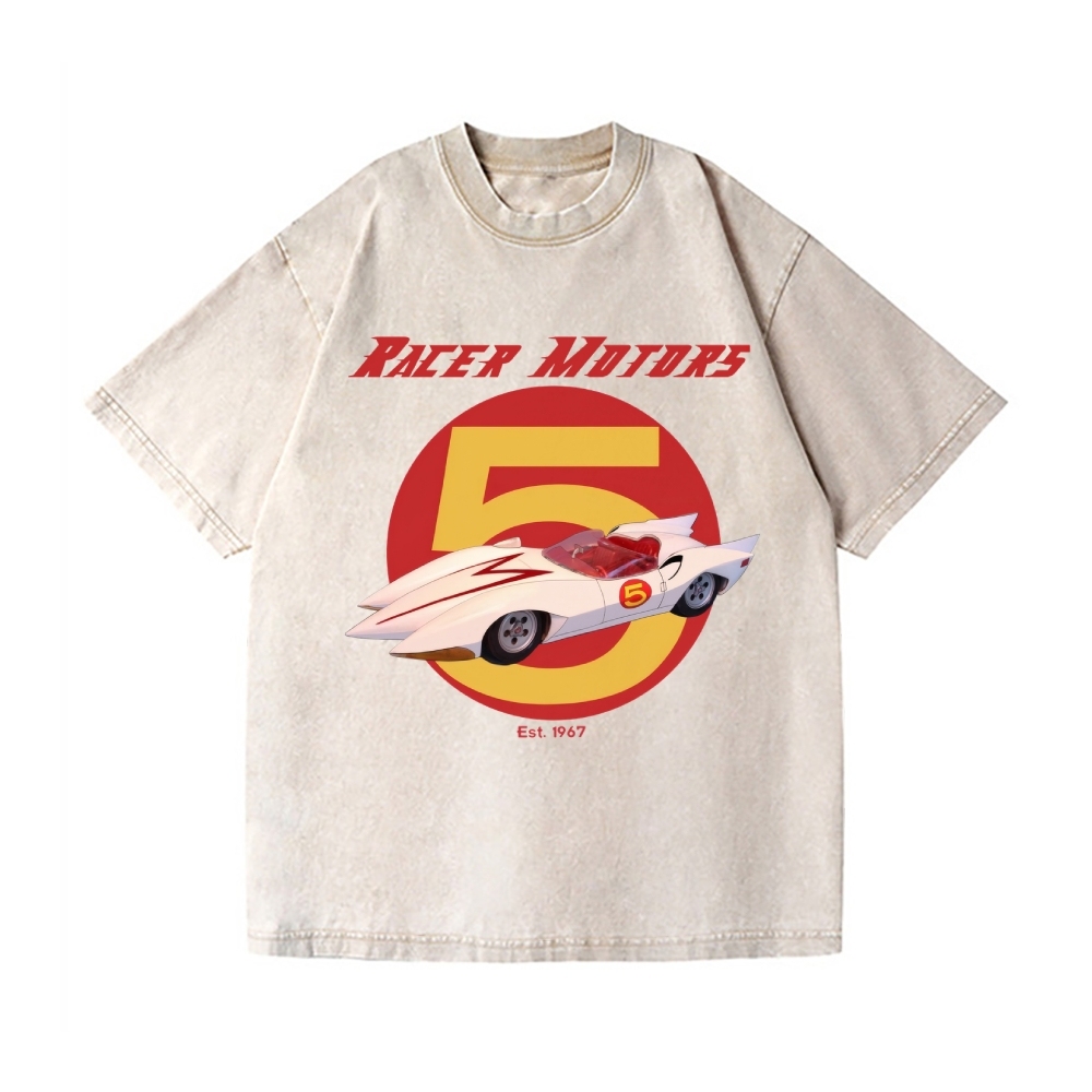 Speed Racer Vintage Wash Japanese Design T-Shirt