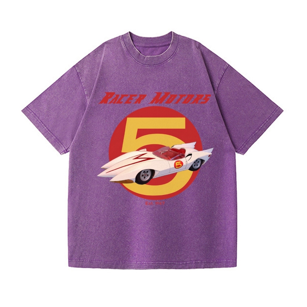 Speed Racer Vintage Wash Japanese Design T-Shirt
