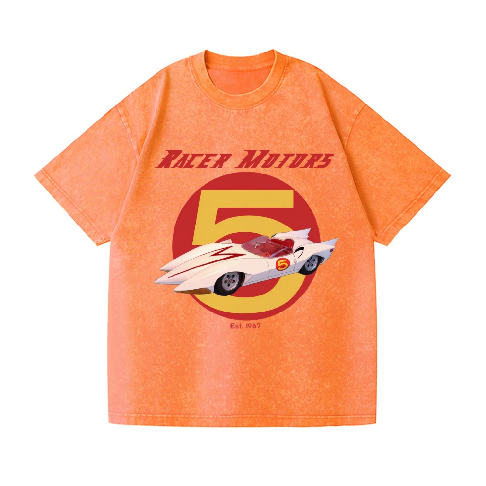 Speed Racer Vintage Wash Japanese Design T-Shirt