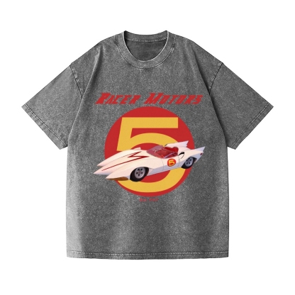 Speed Racer Vintage Wash Japanese Design T-Shirt