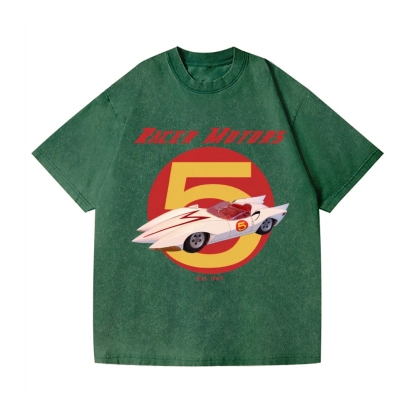 Speed Racer Vintage Wash Japanese Design T-Shirt