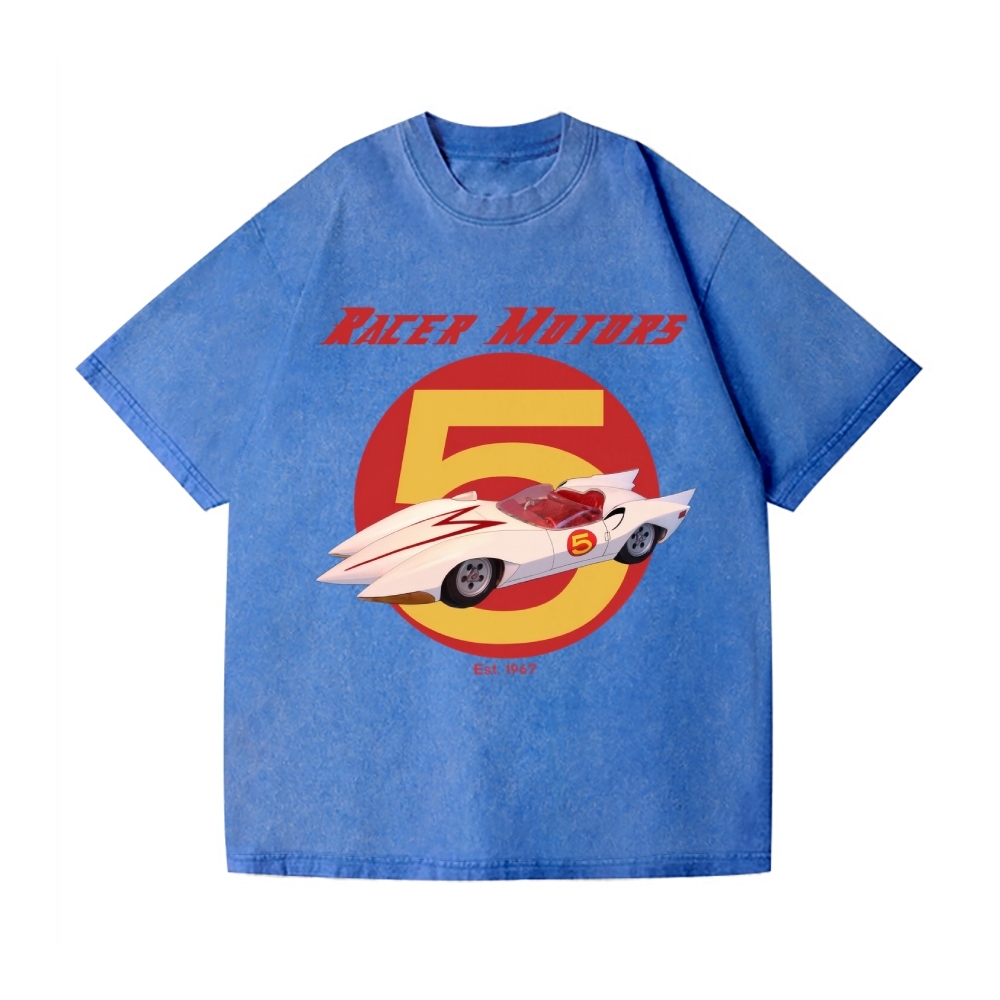 Speed Racer Vintage Wash Japanese Design T-Shirt
