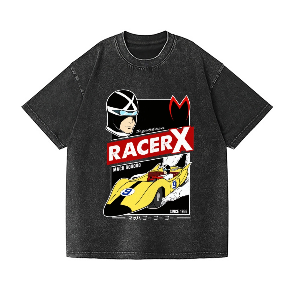 Speed Racer Vintage Wash Japanese Design T-Shirt