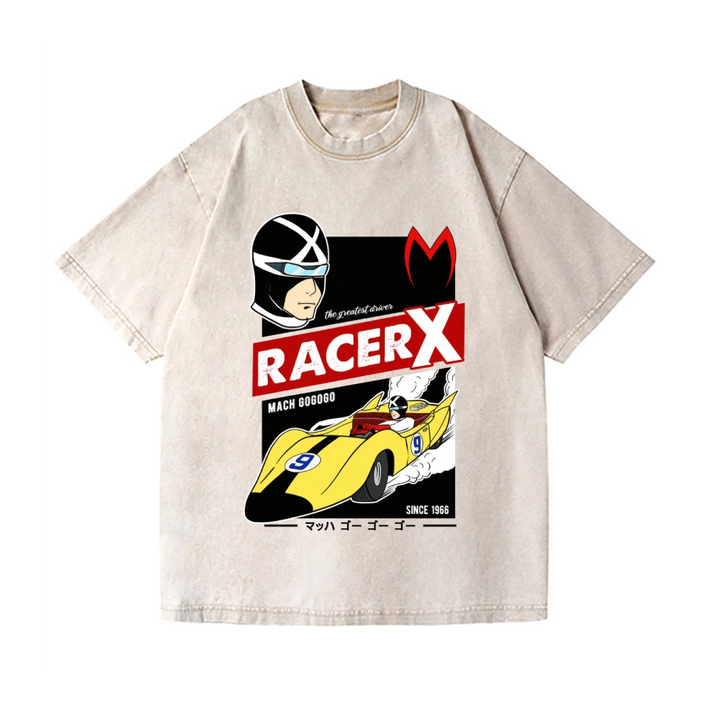 Speed Racer Vintage Wash Japanese Design T-Shirt
