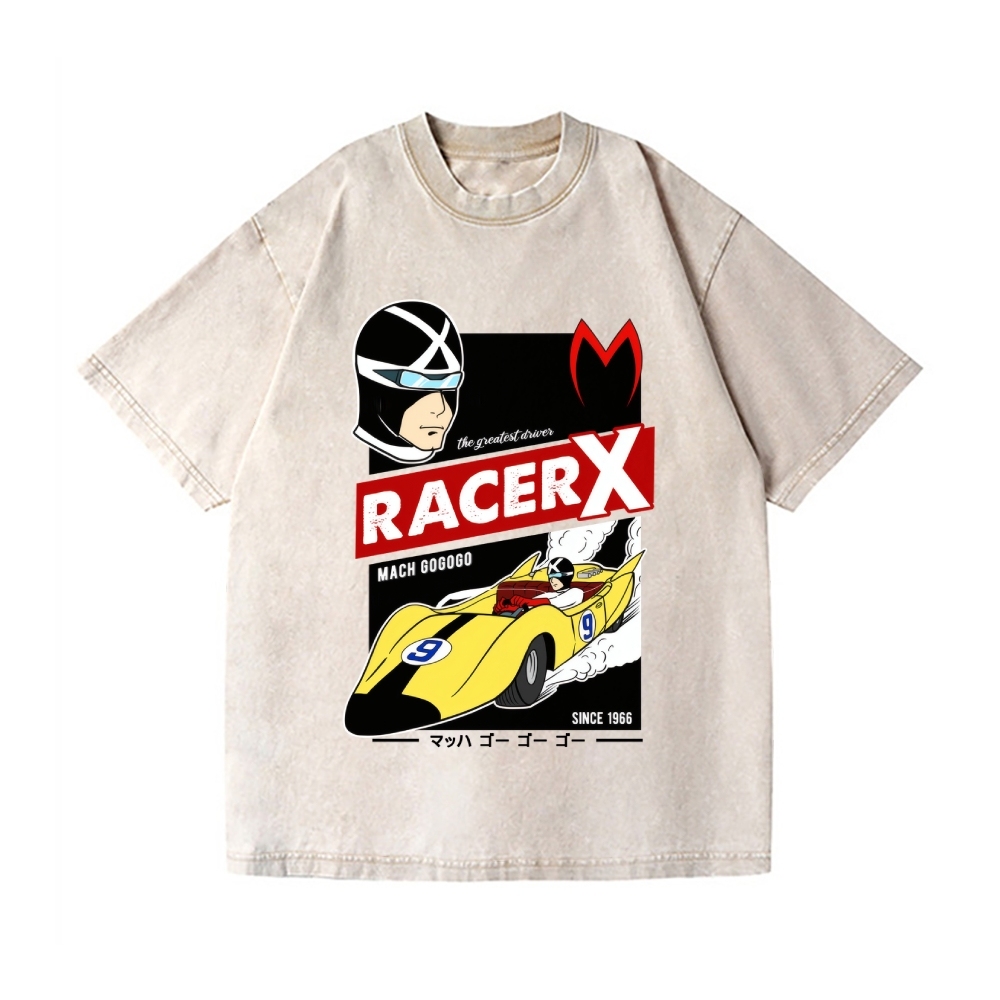 Speed Racer Vintage Wash Japanese Design T-Shirt