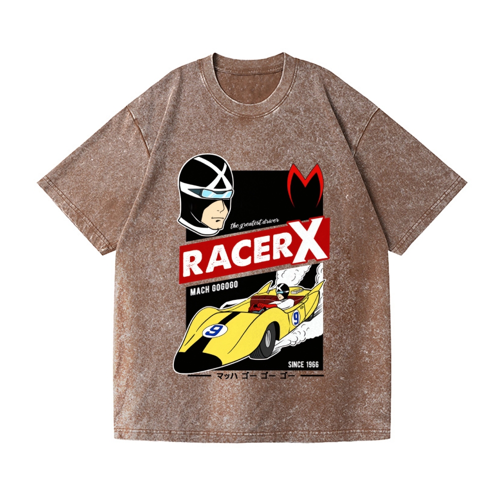 Speed Racer Vintage Wash Japanese Design T-Shirt
