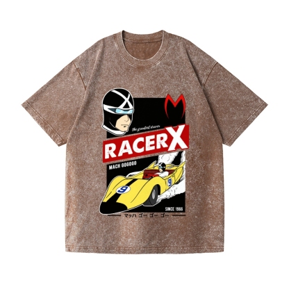 Speed Racer Vintage Wash Japanese Design T-Shirt
