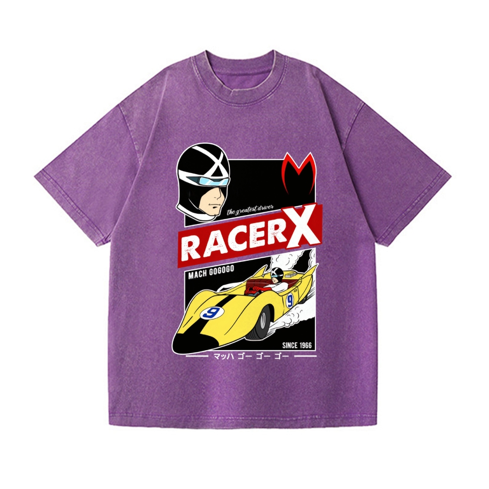 Speed Racer Vintage Wash Japanese Design T-Shirt