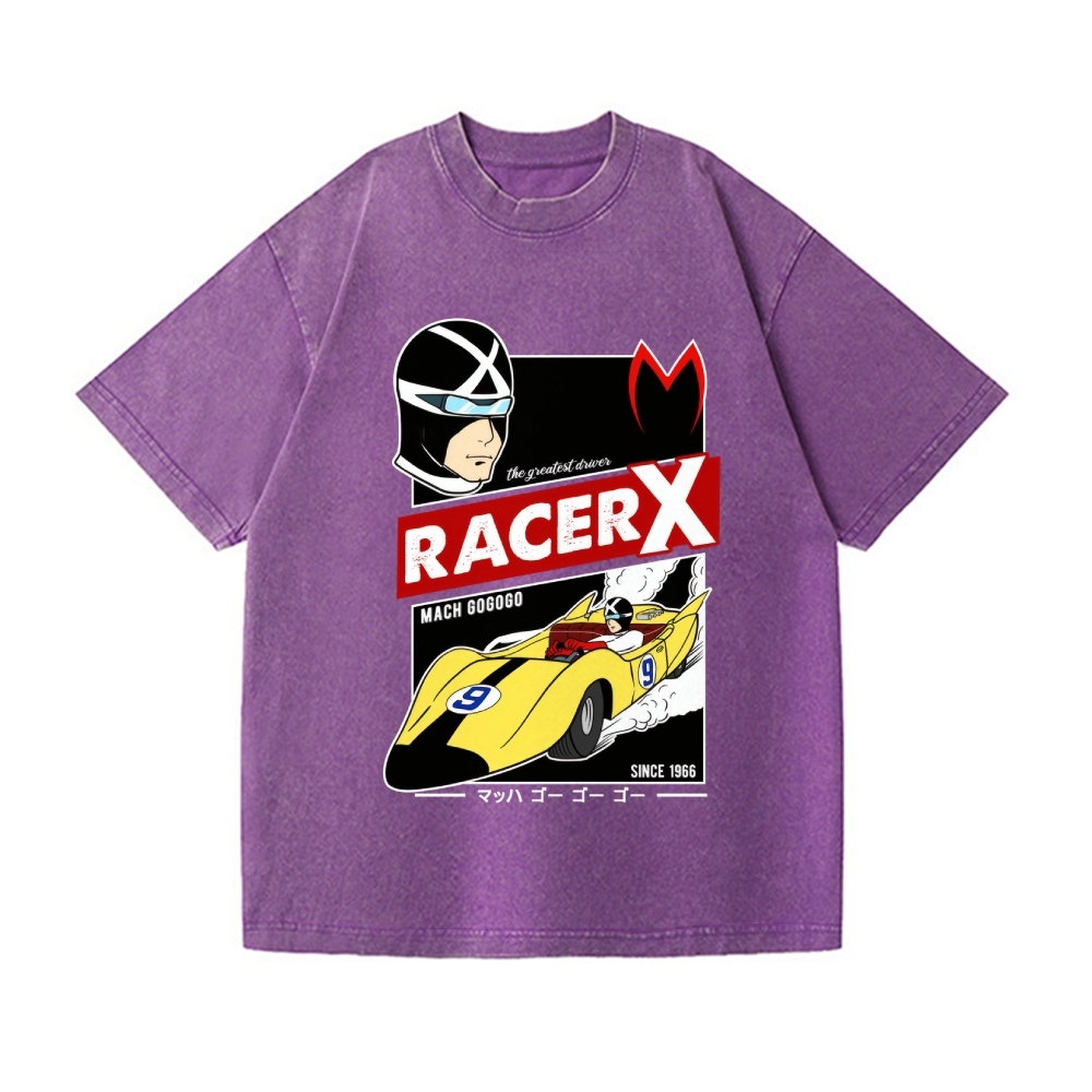 Speed Racer Vintage Wash Japanese Design T-Shirt