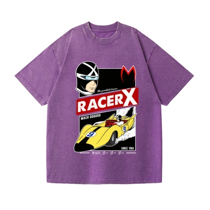 Speed Racer Vintage Wash Japanese Design T-Shirt