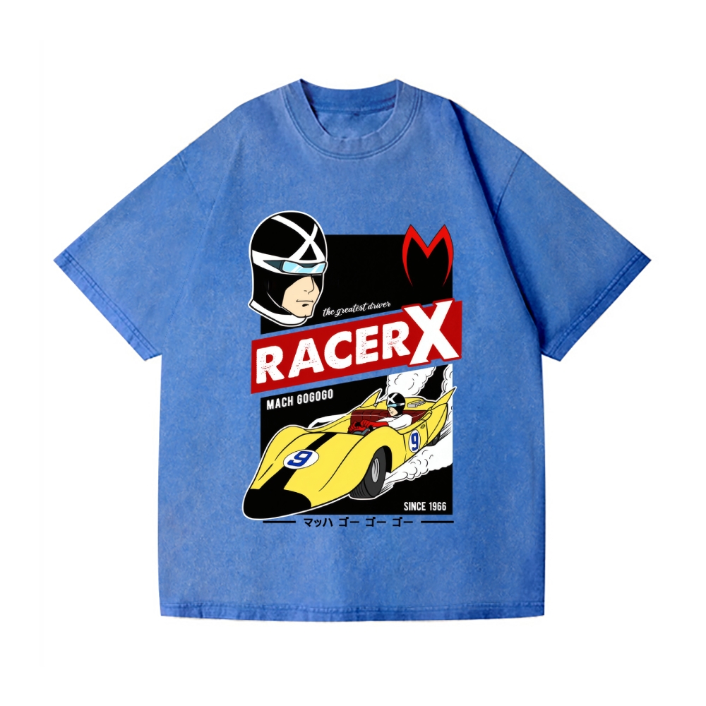Speed Racer Vintage Wash Japanese Design T-Shirt