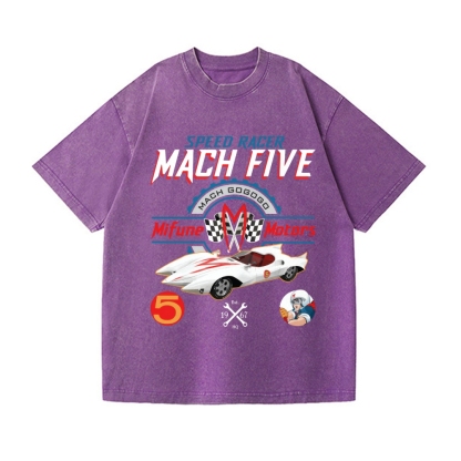 Speed Racer Vintage Wash Japanese Design T-Shirt