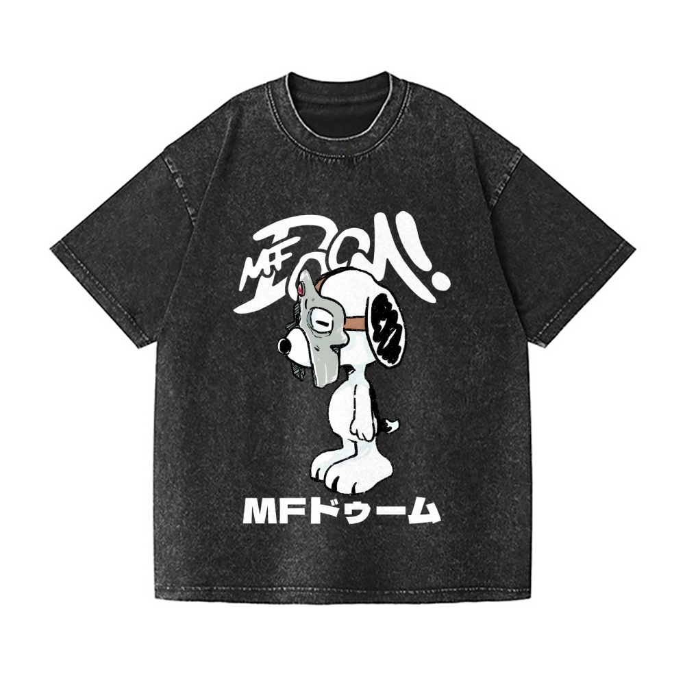MF Snoopy Vintage Wash Japanese Design T-Shirt