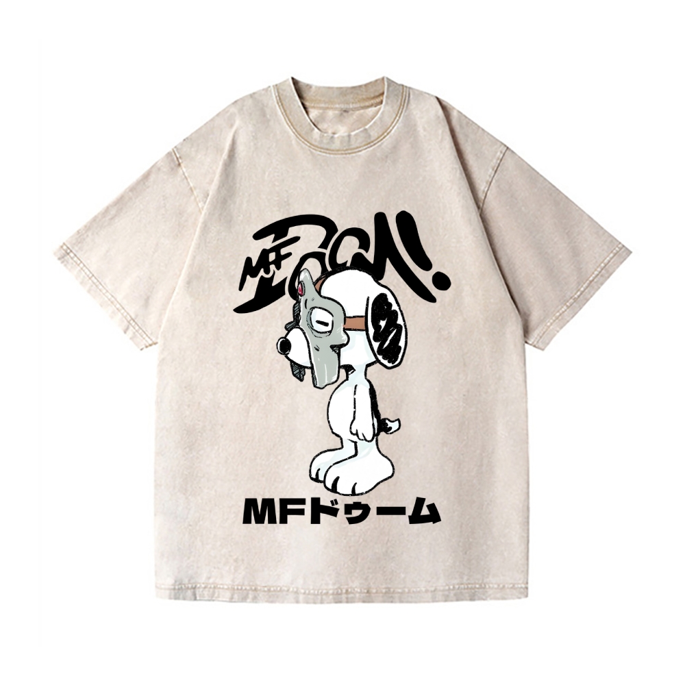 MF Snoopy Vintage Wash Japanese Design T-Shirt