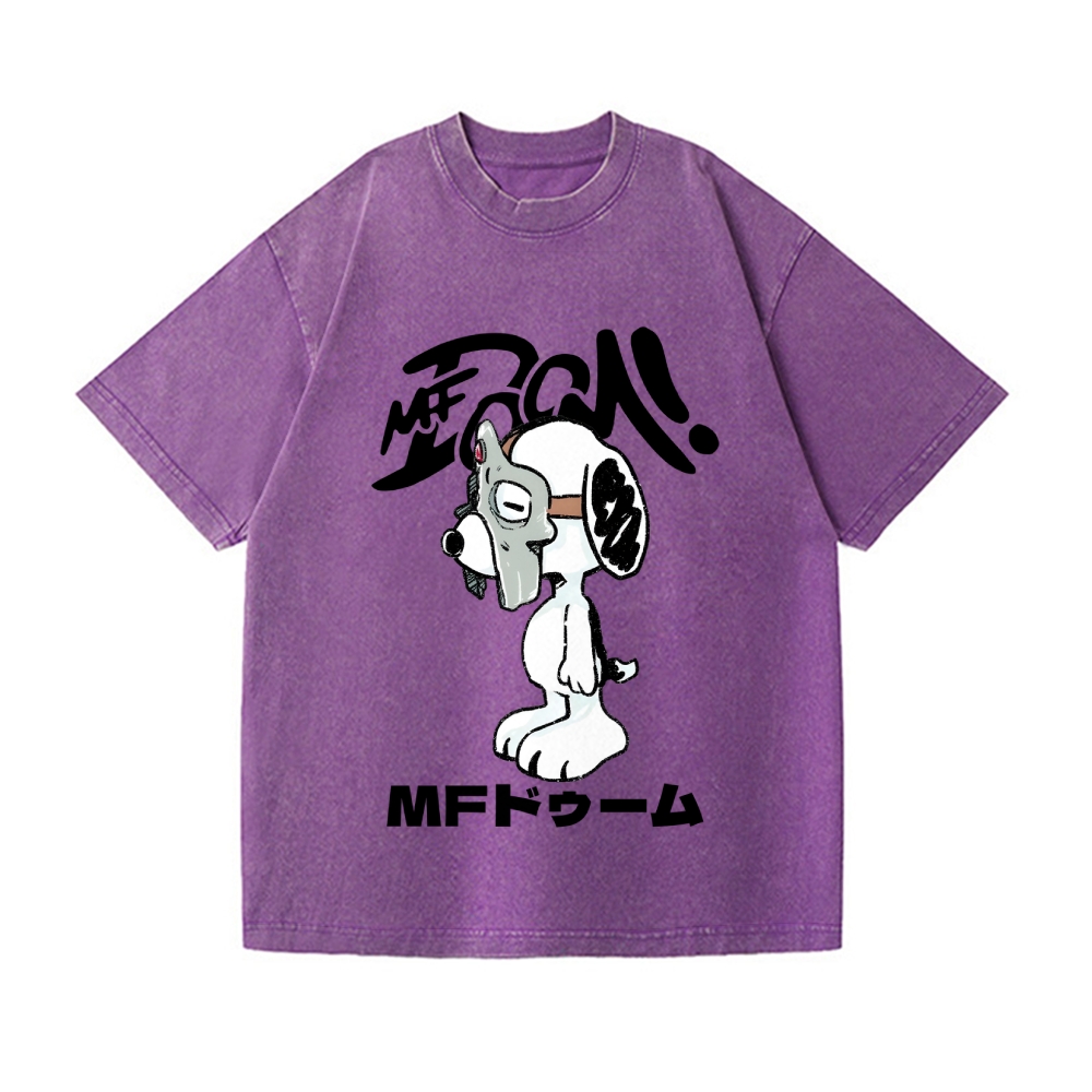 MF Snoopy Vintage Wash Japanese Design T-Shirt