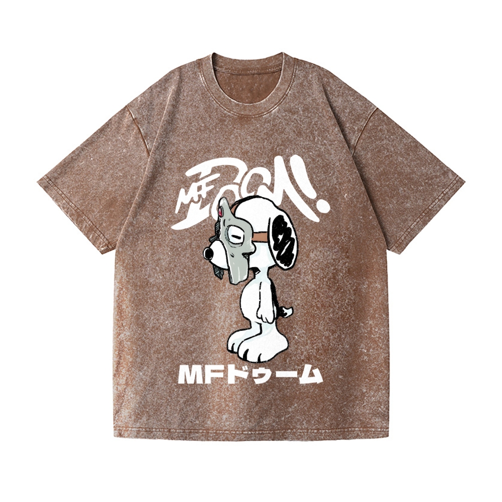 MF Snoopy Vintage Wash Japanese Design T-Shirt