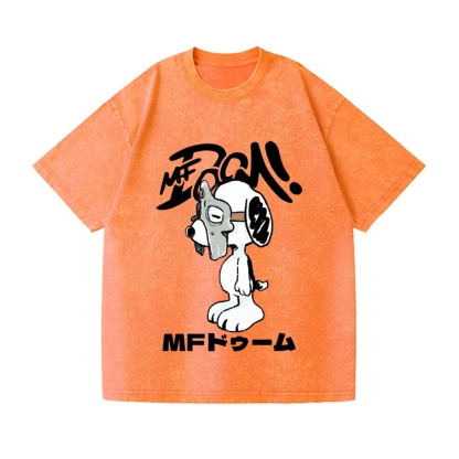 MF Snoopy Vintage Wash Japanese Design T-Shirt