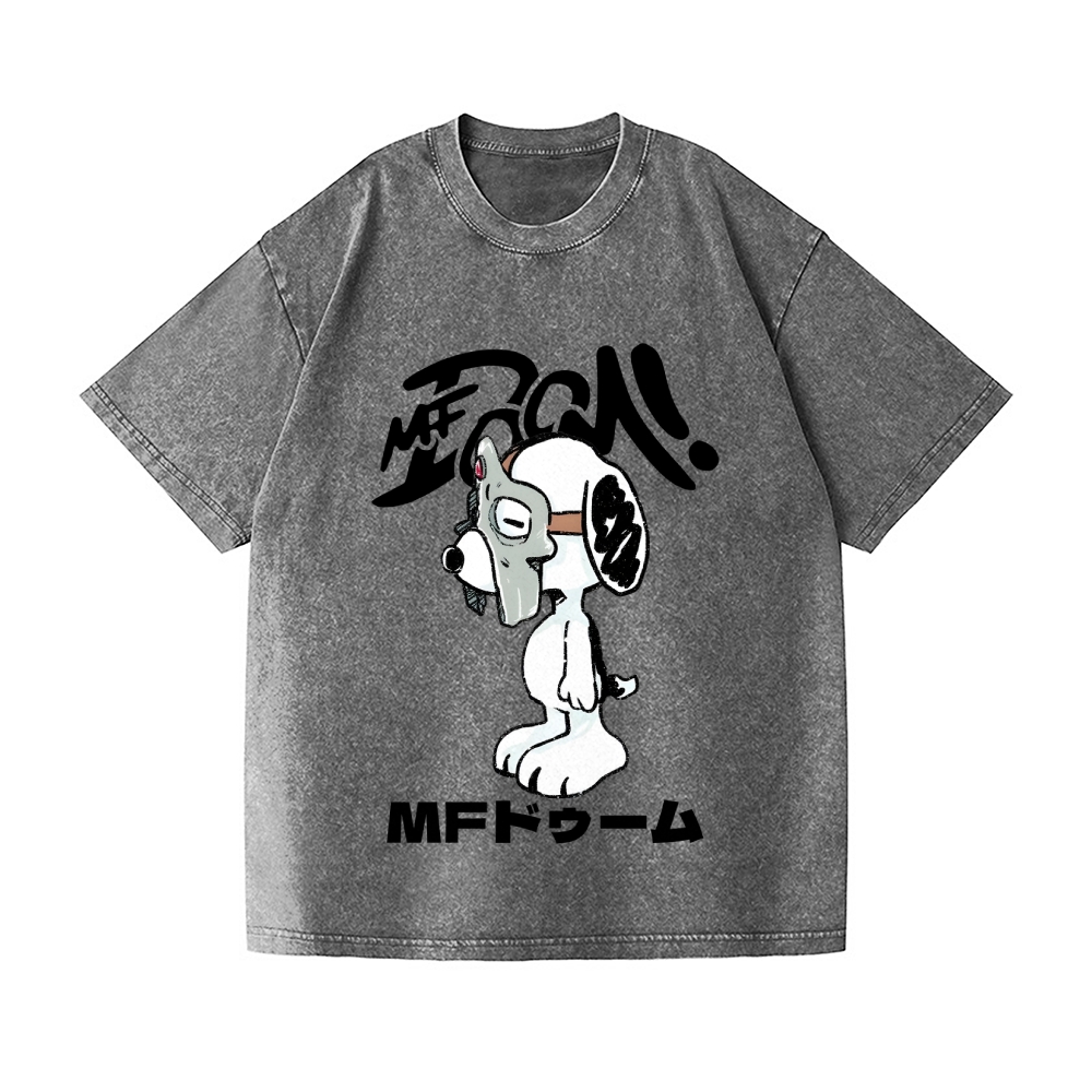 MF Snoopy Vintage Wash Japanese Design T-Shirt