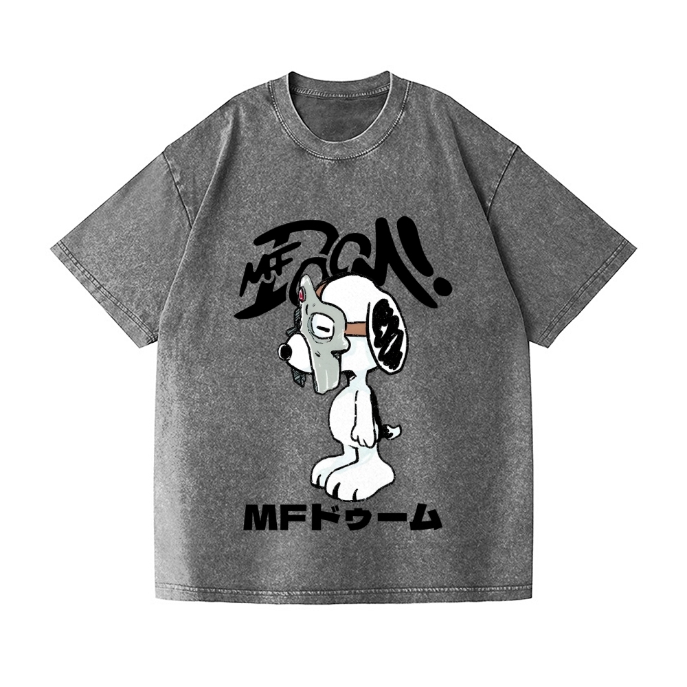 MF Snoopy Vintage Wash Japanese Design T-Shirt