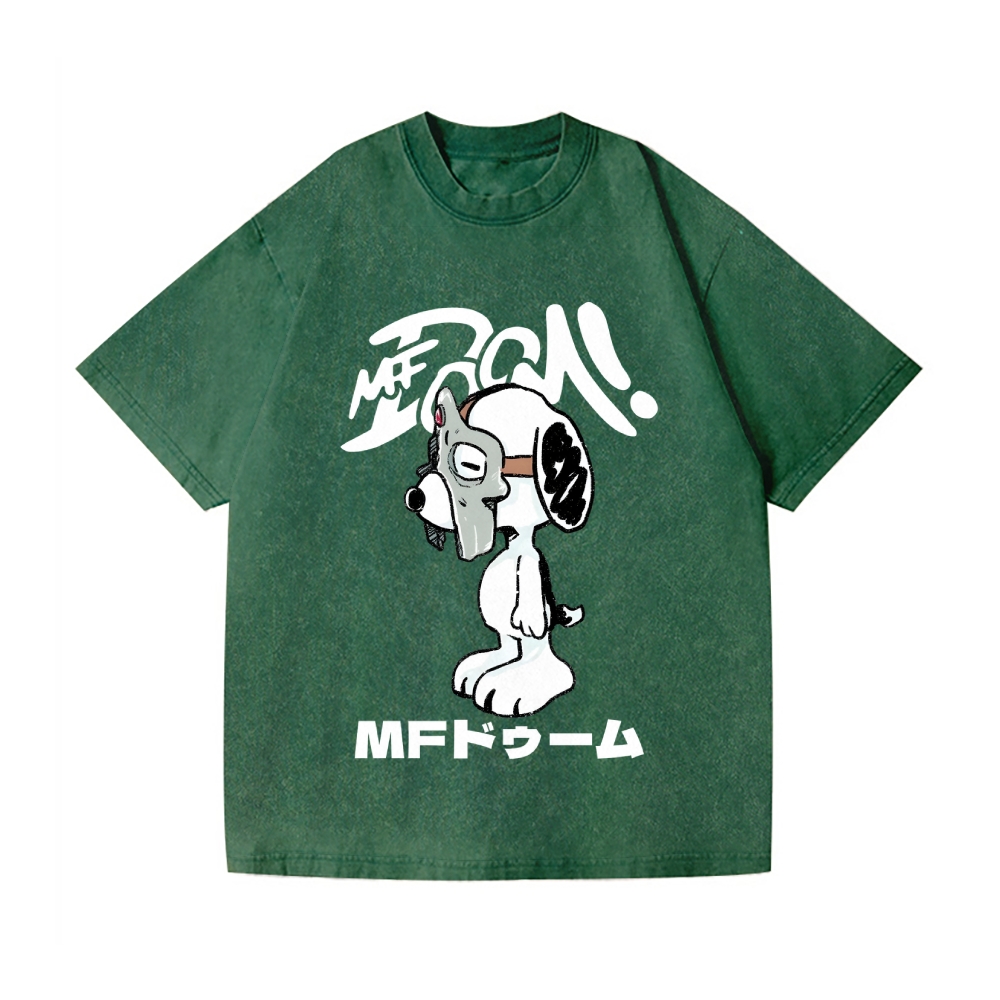 MF Snoopy Vintage Wash Japanese Design T-Shirt