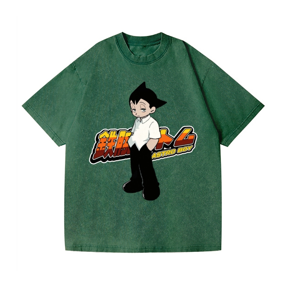 Astro Boy Vintage Wash Japanese Design T-Shirt