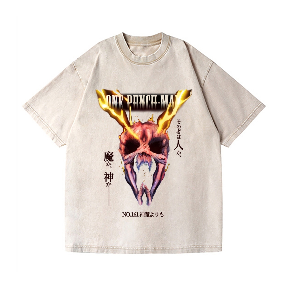 OPM Garou Vintage Wash Japanese Design T-Shirt