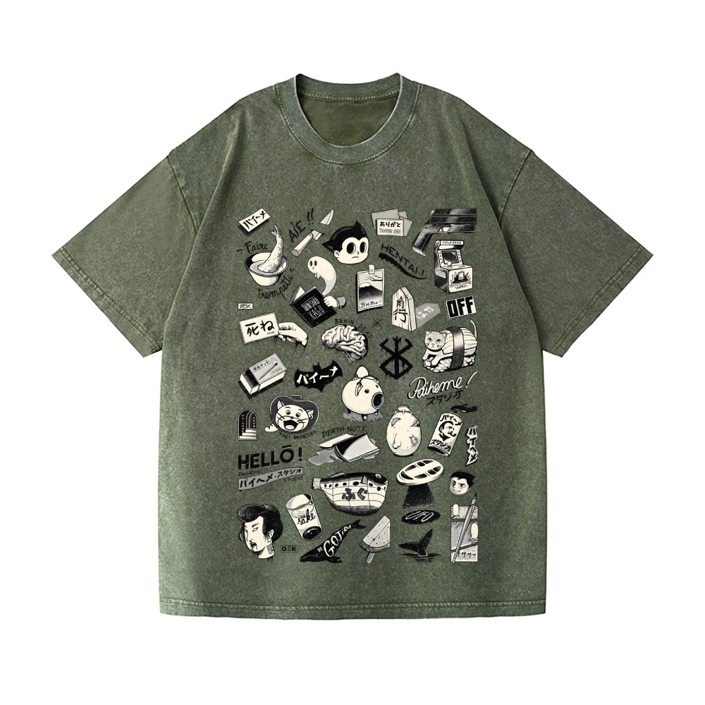 Astro Boy Vintage Wash Japanese Design T-Shirt