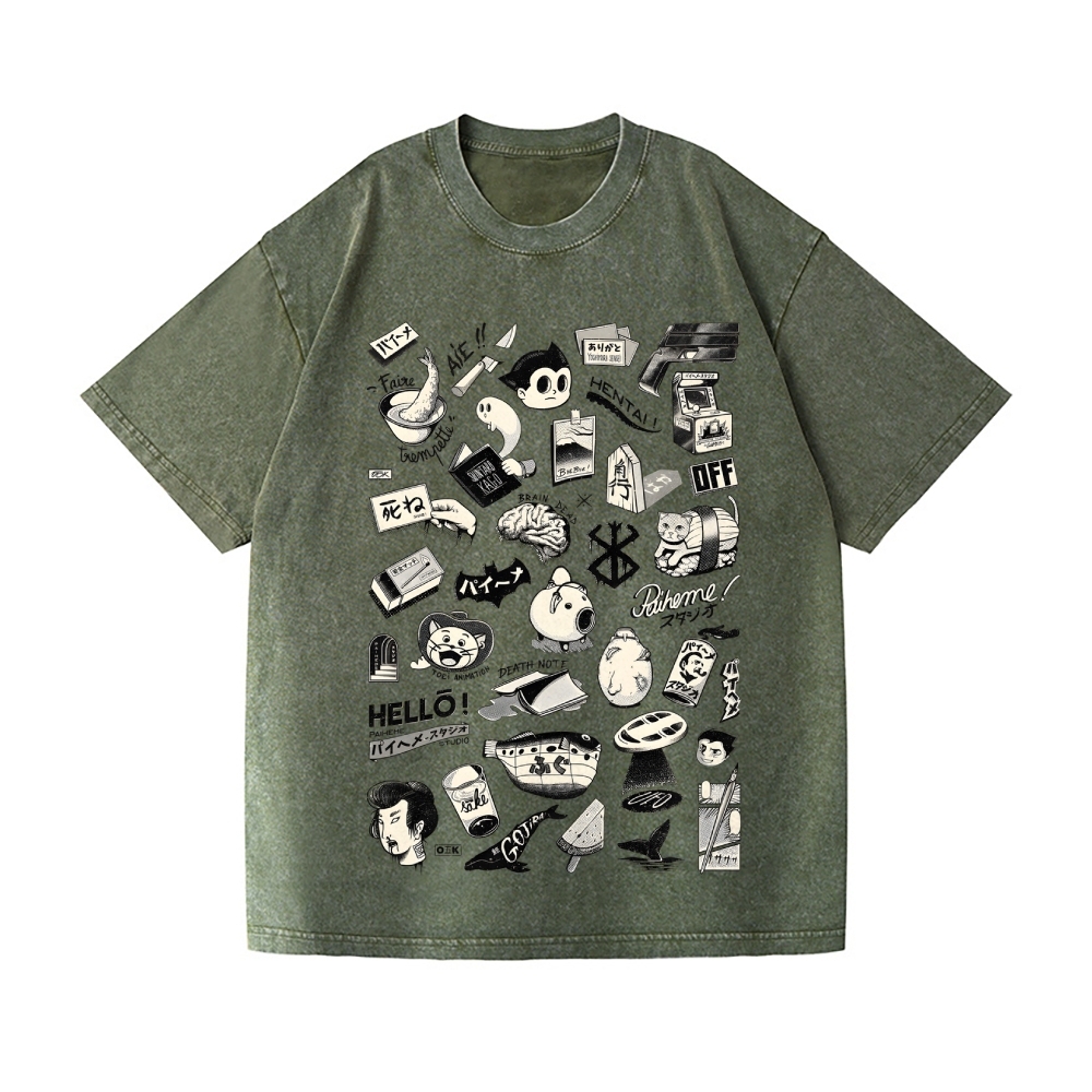 Astro Boy Vintage Wash Japanese Design T-Shirt