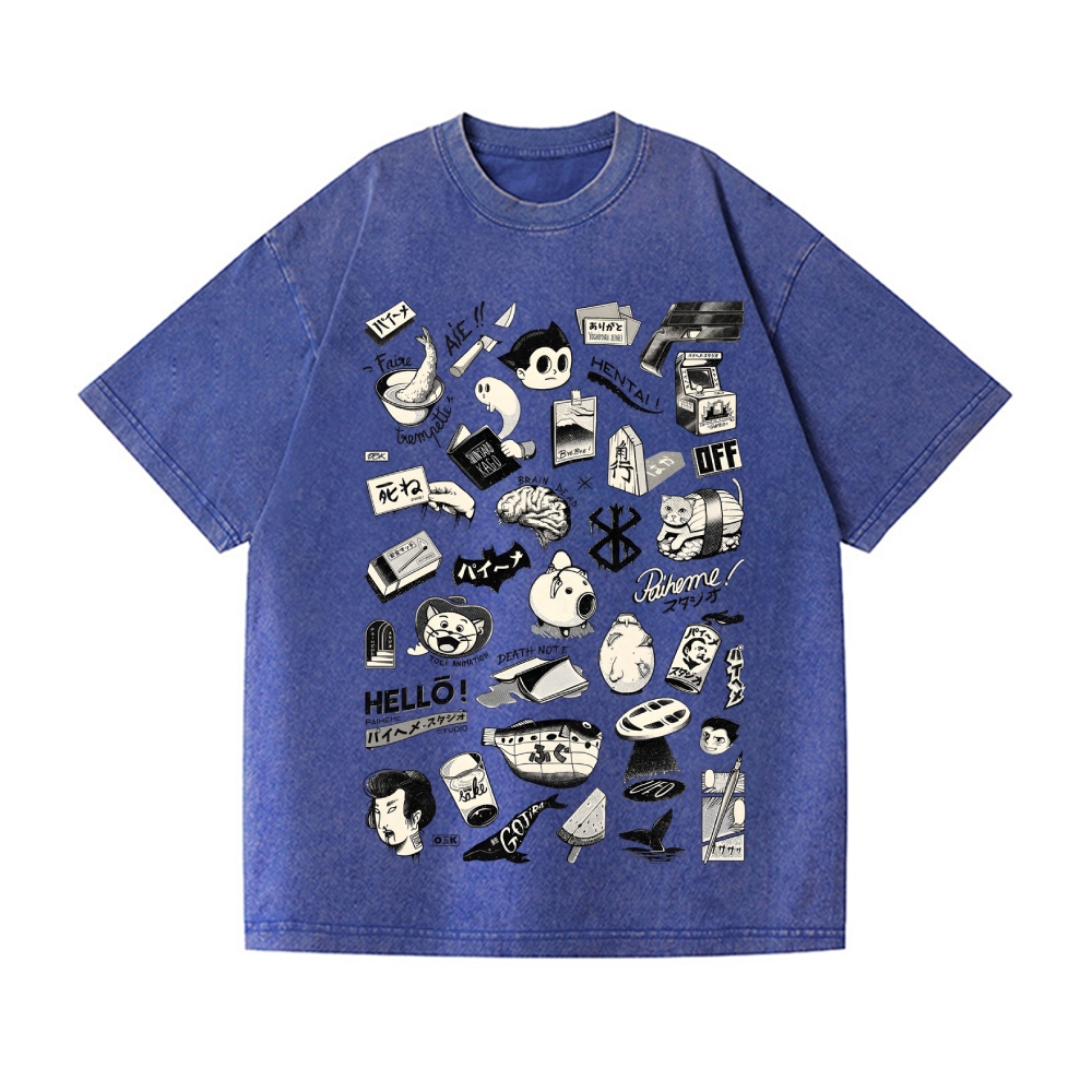 Astro Boy Vintage Wash Japanese Design T-Shirt