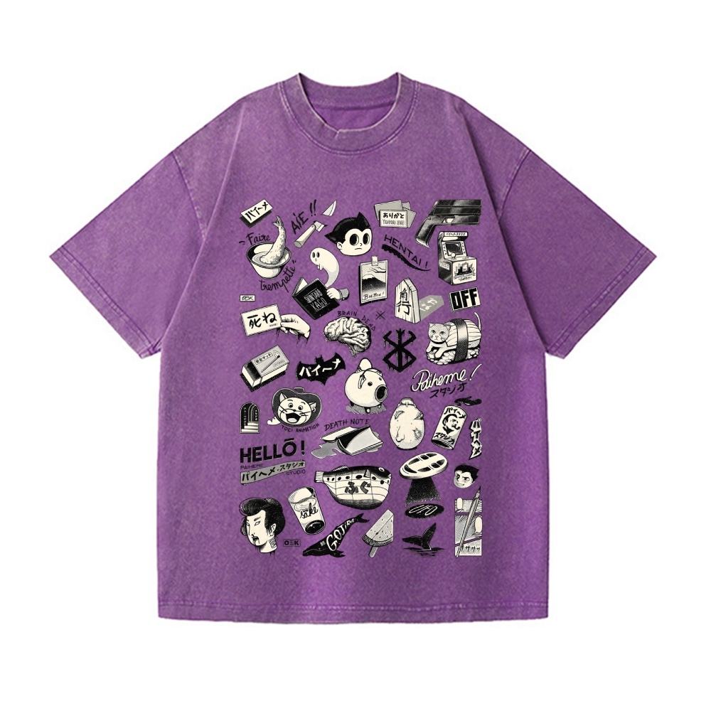 Astro Boy Vintage Wash Japanese Design T-Shirt