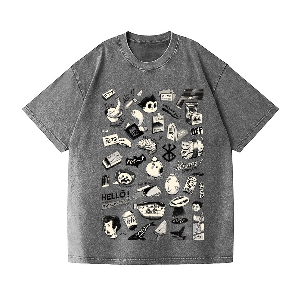 Astro Boy Vintage Wash Japanese Design T-Shirt