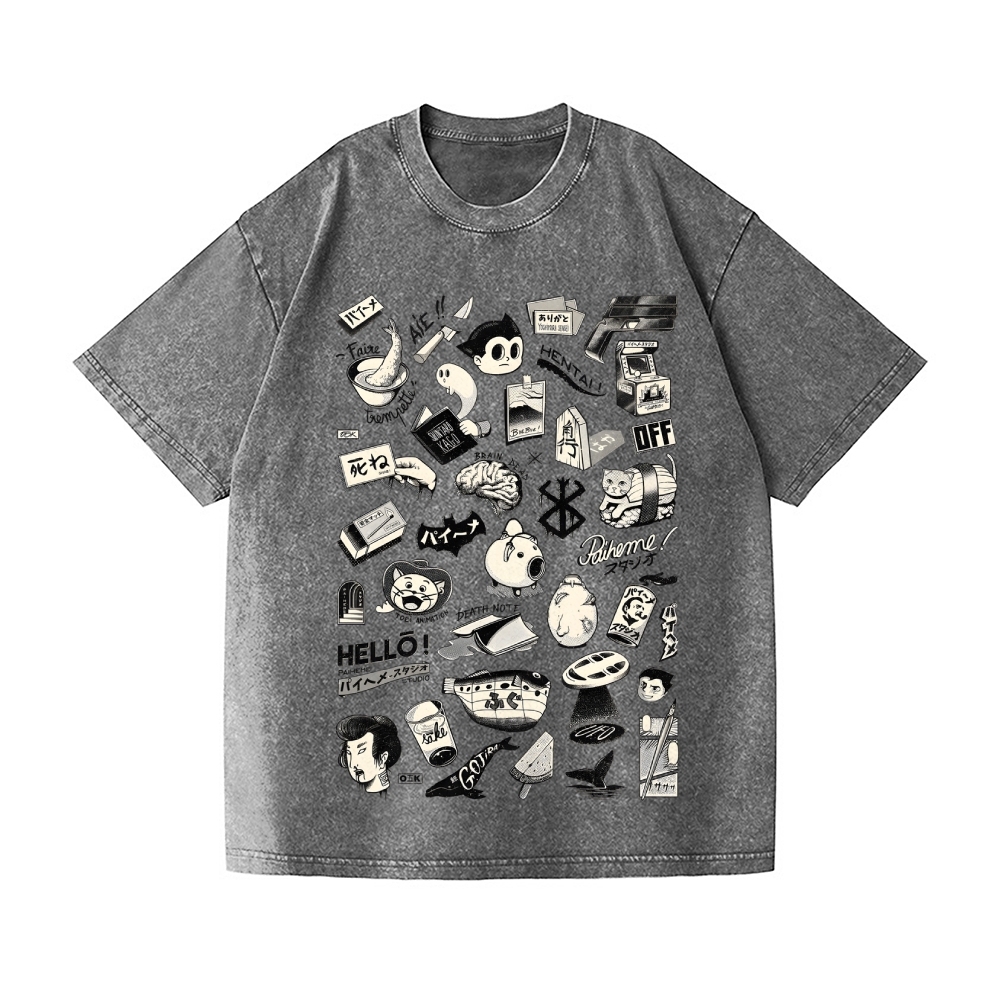 Astro Boy Vintage Wash Japanese Design T-Shirt