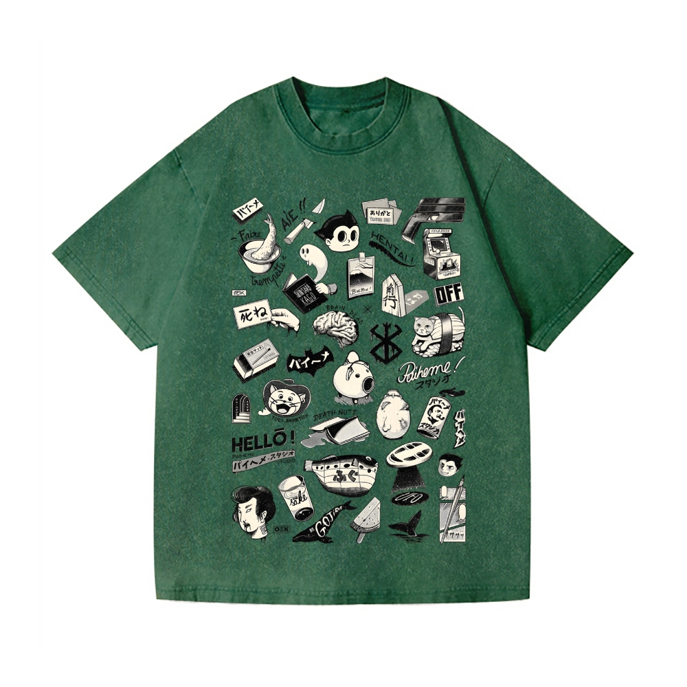 Astro Boy Vintage Wash Japanese Design T-Shirt