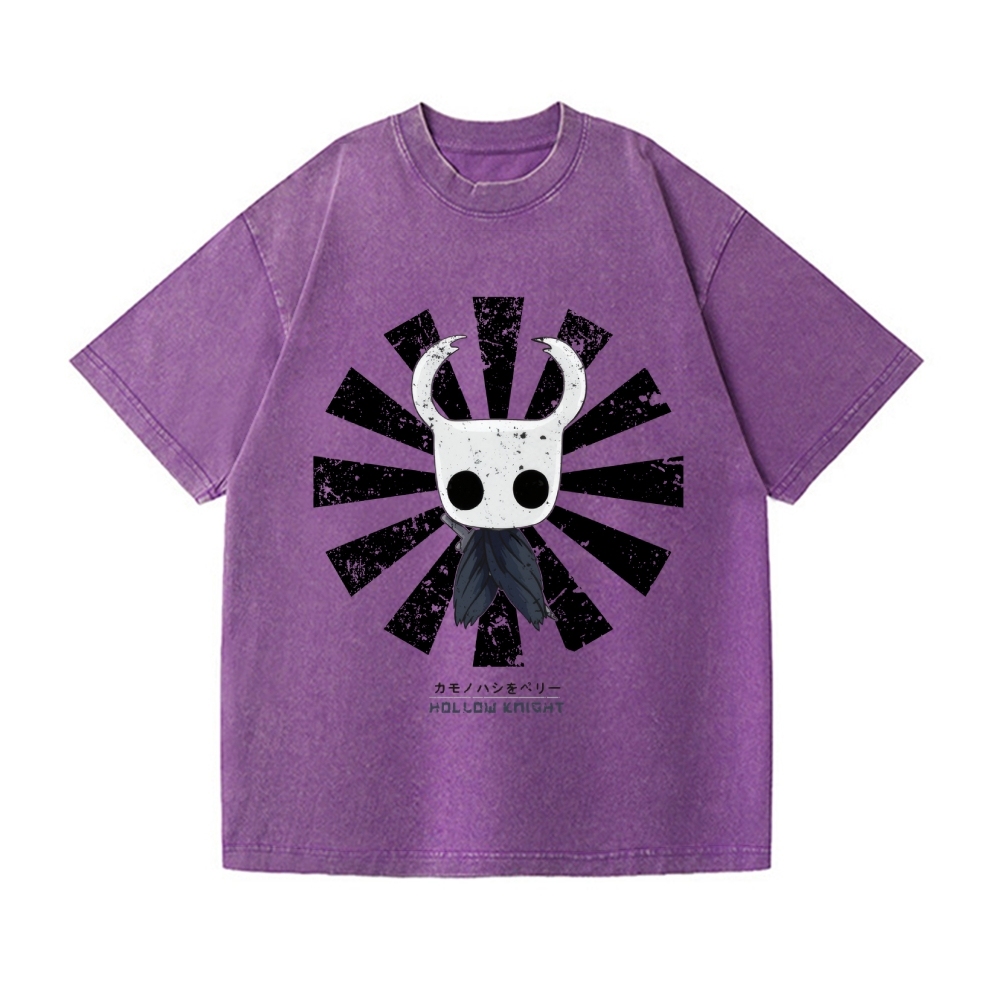 Hollow Knight Vintage Wash Japanese Design T-Shirt