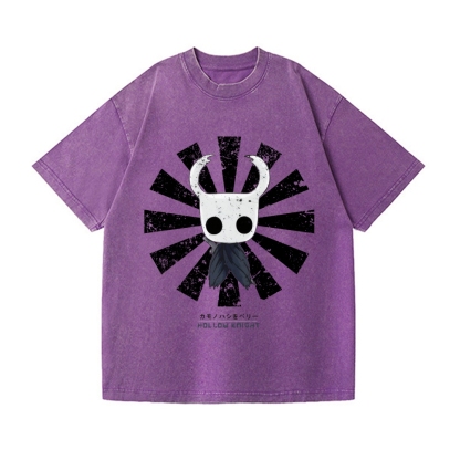 Hollow Knight Vintage Wash Japanese Design T-Shirt