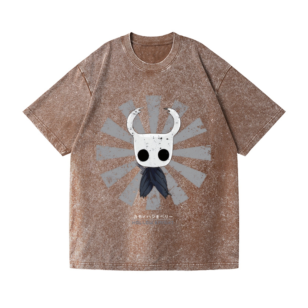 Hollow Knight Vintage Wash Japanese Design T-Shirt