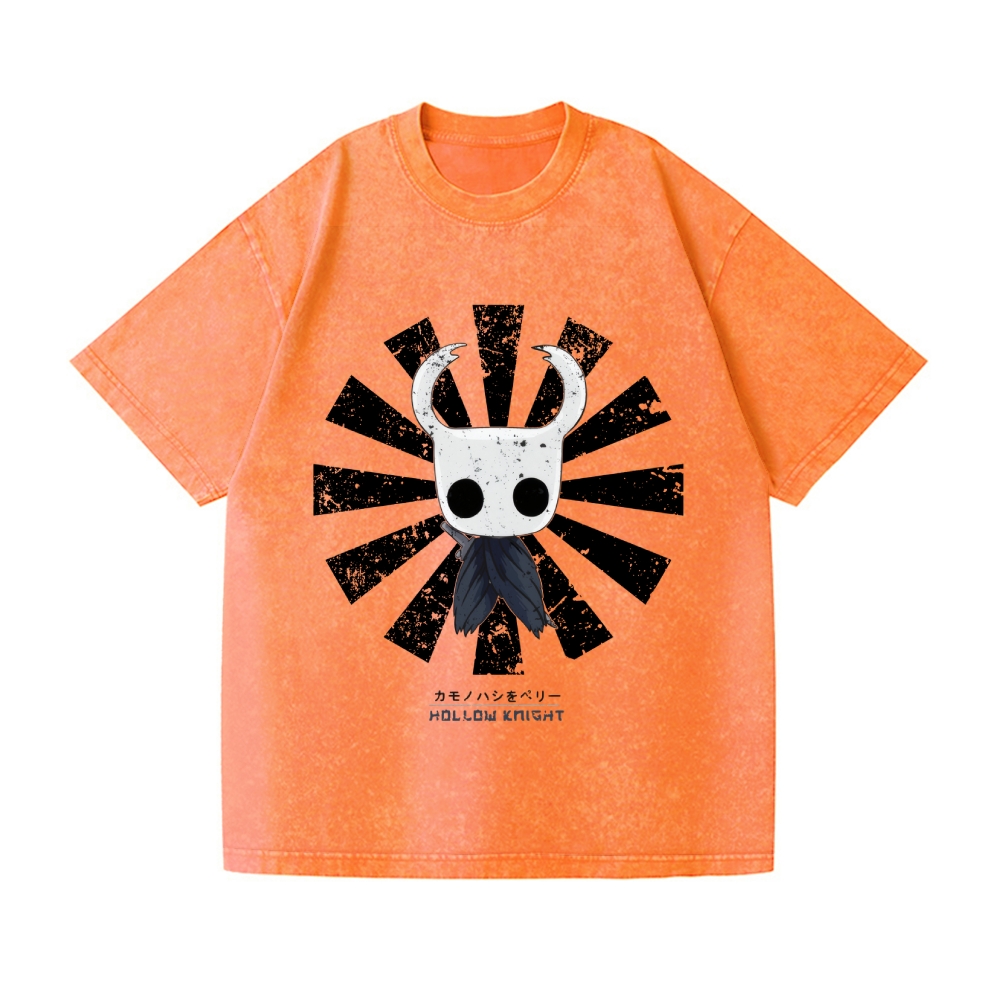 Hollow Knight Vintage Wash Japanese Design T-Shirt