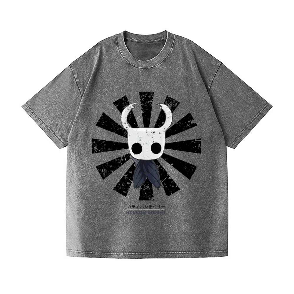 Hollow Knight Vintage Wash Japanese Design T-Shirt