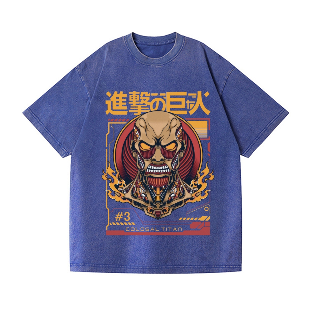 AOT Vintage Wash Japanese Design T-Shirt
