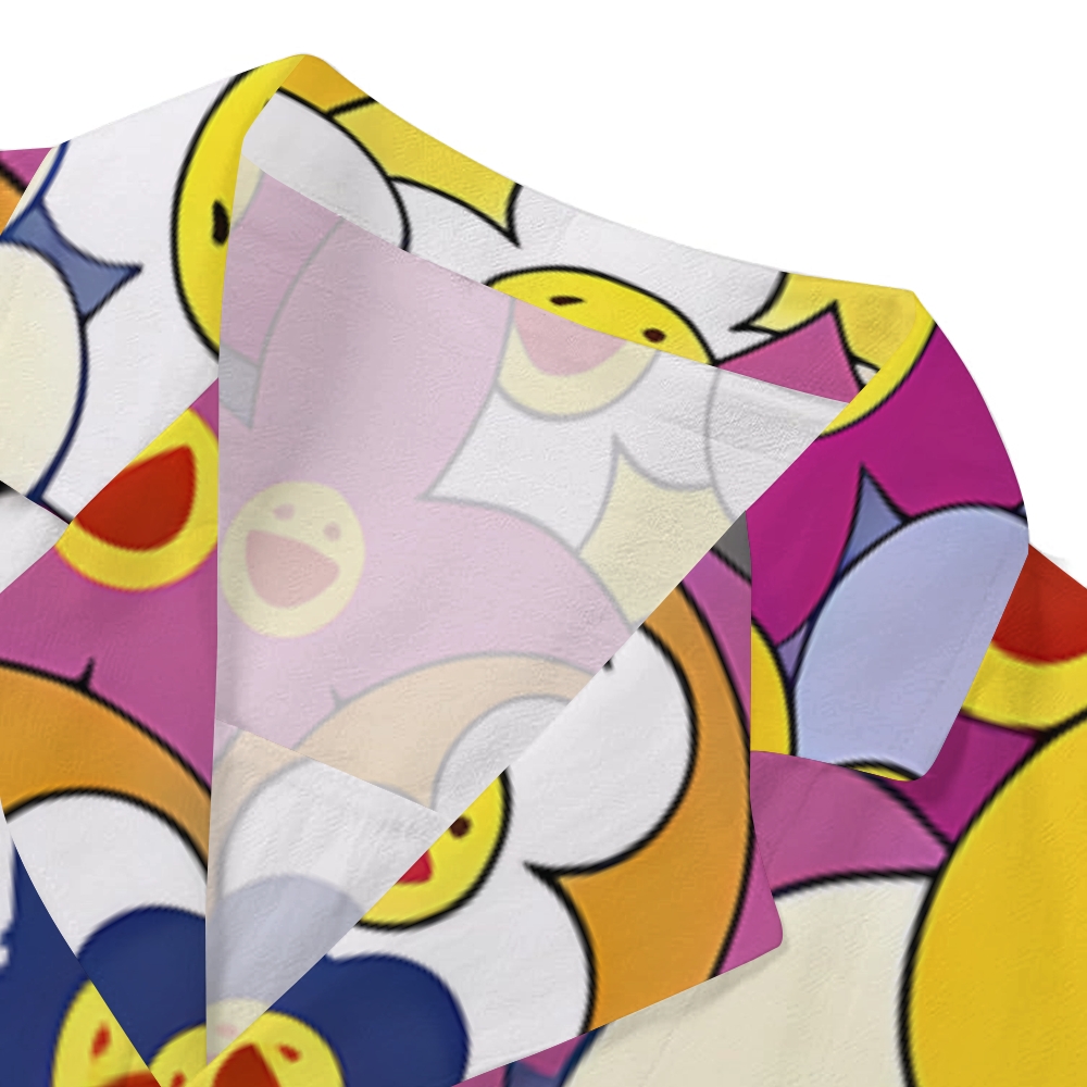 TM Flower Japanese Style Camp Shirt