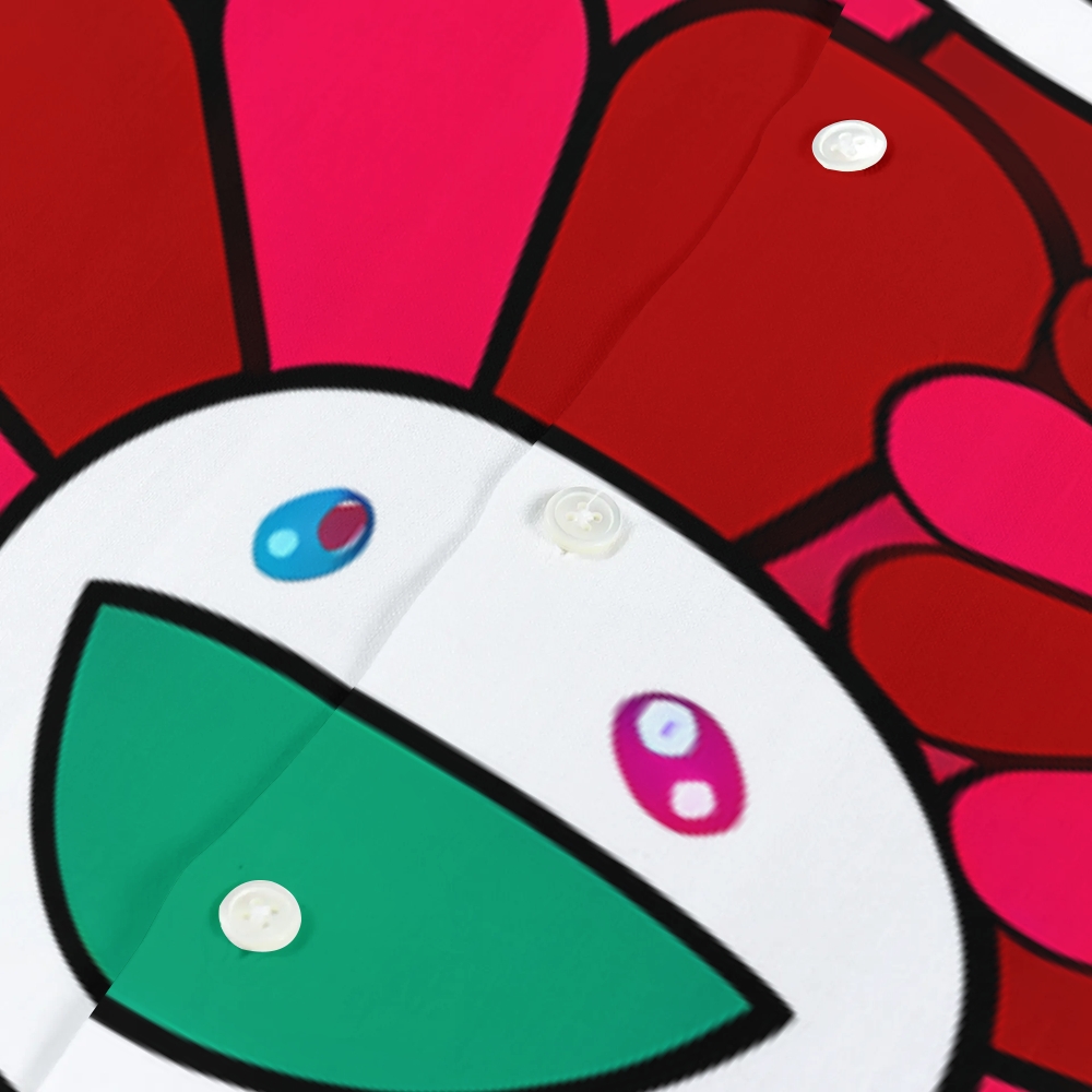 TM Flower Japanese Style Camp Shirt