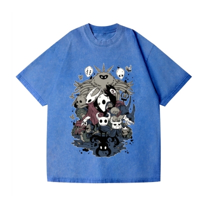 Hollow Knight Vintage Wash Japanese Design T-Shirt