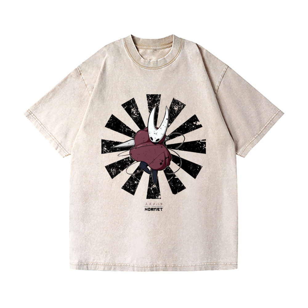 Hollow Knight Silksong Vintage Wash Japanese Design T-Shirt
