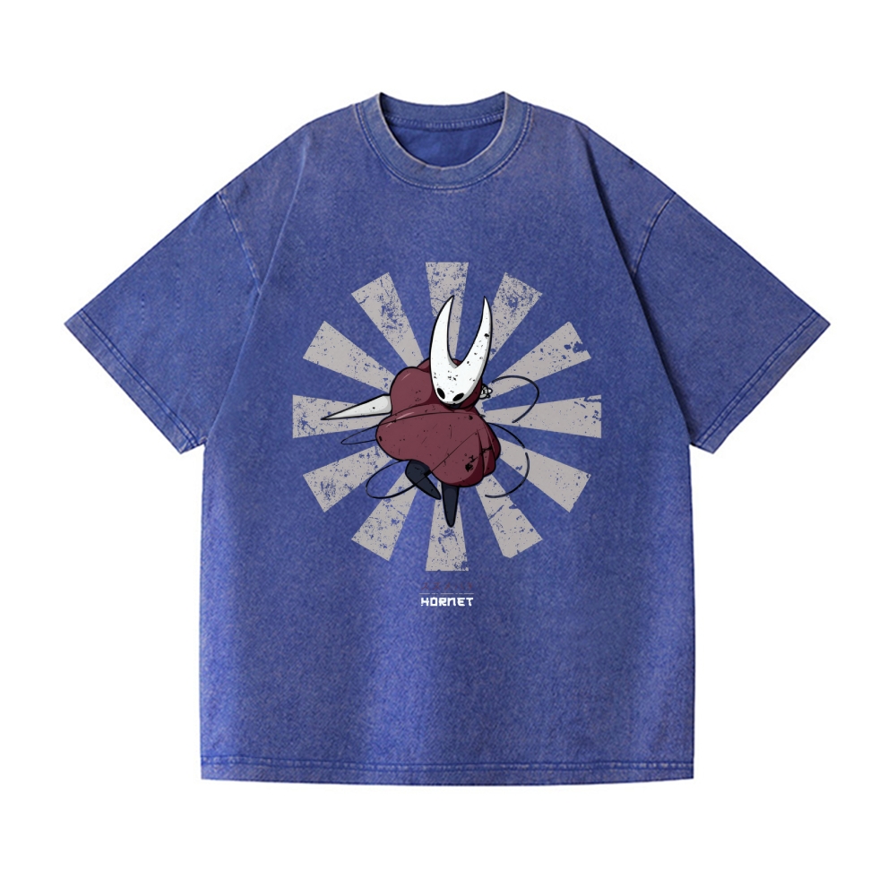 Hollow Knight Silksong Vintage Wash Japanese Design T-Shirt