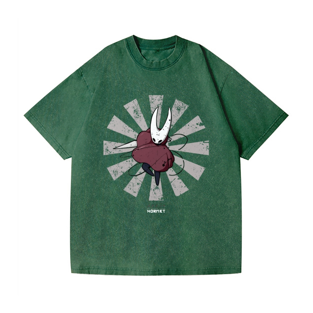 Hollow Knight Silksong Vintage Wash Japanese Design T-Shirt