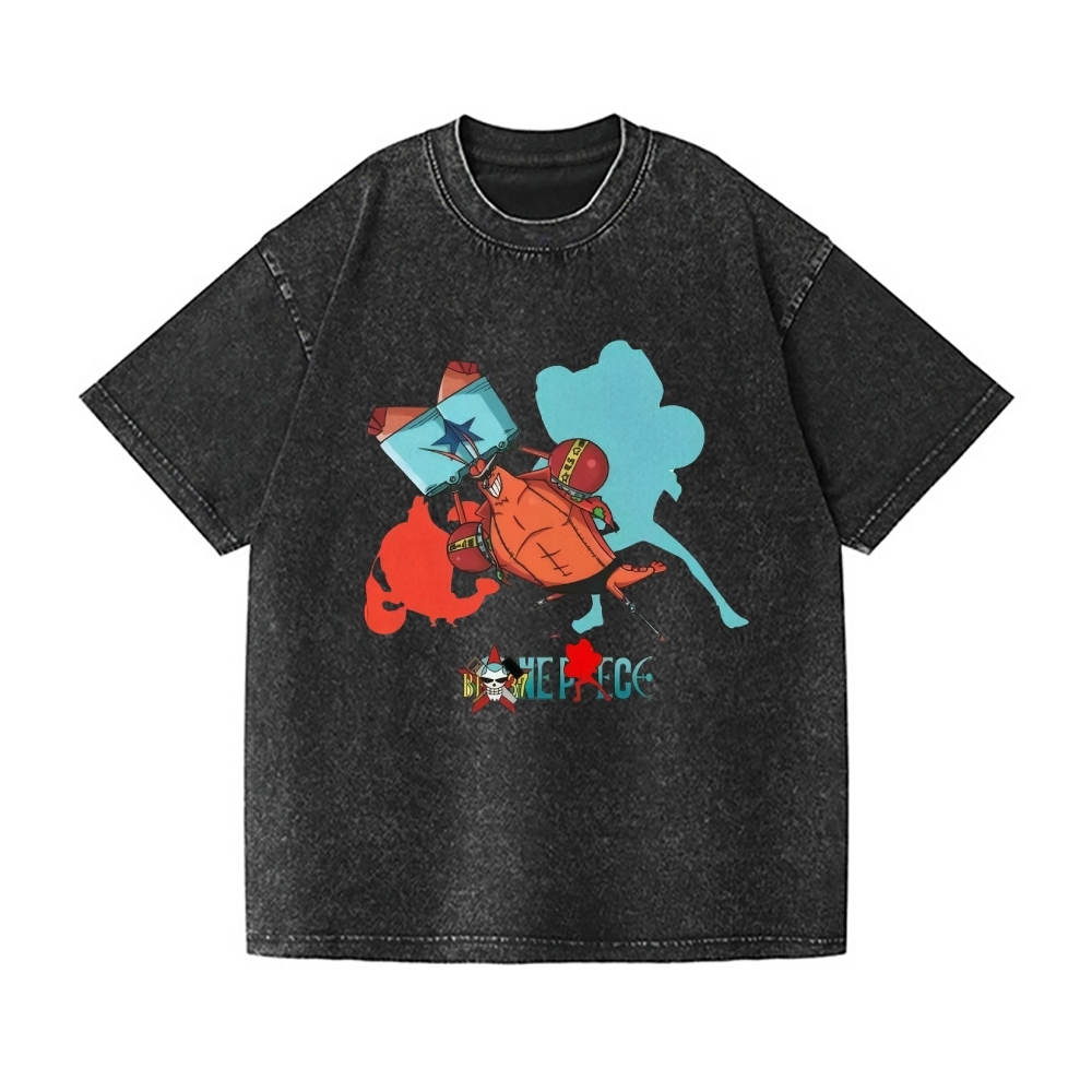 OP Sponge Crab Vintage Wash Japanese Design T-Shirt