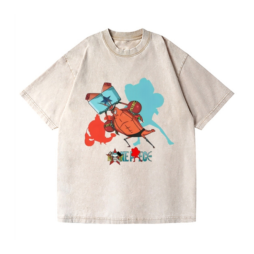 OP Sponge Crab Vintage Wash Japanese Design T-Shirt